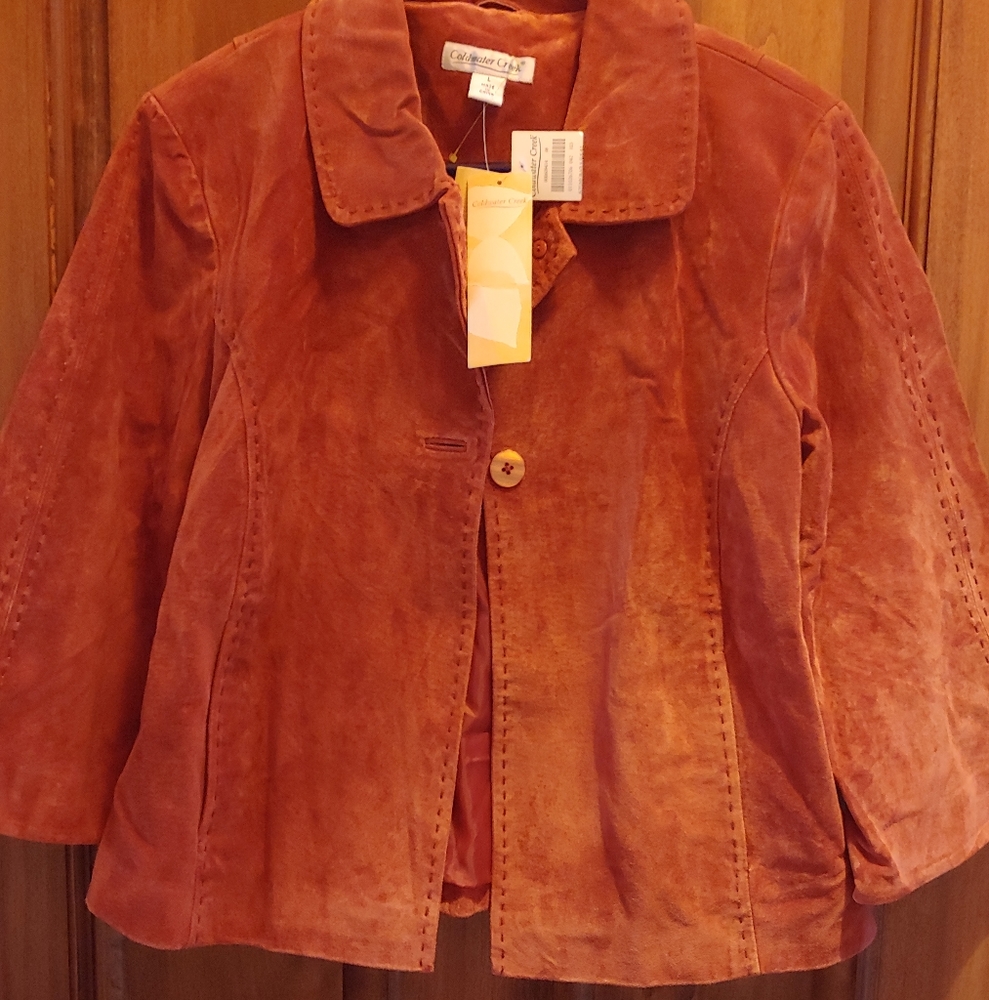 Coldwater Creek leather jacket